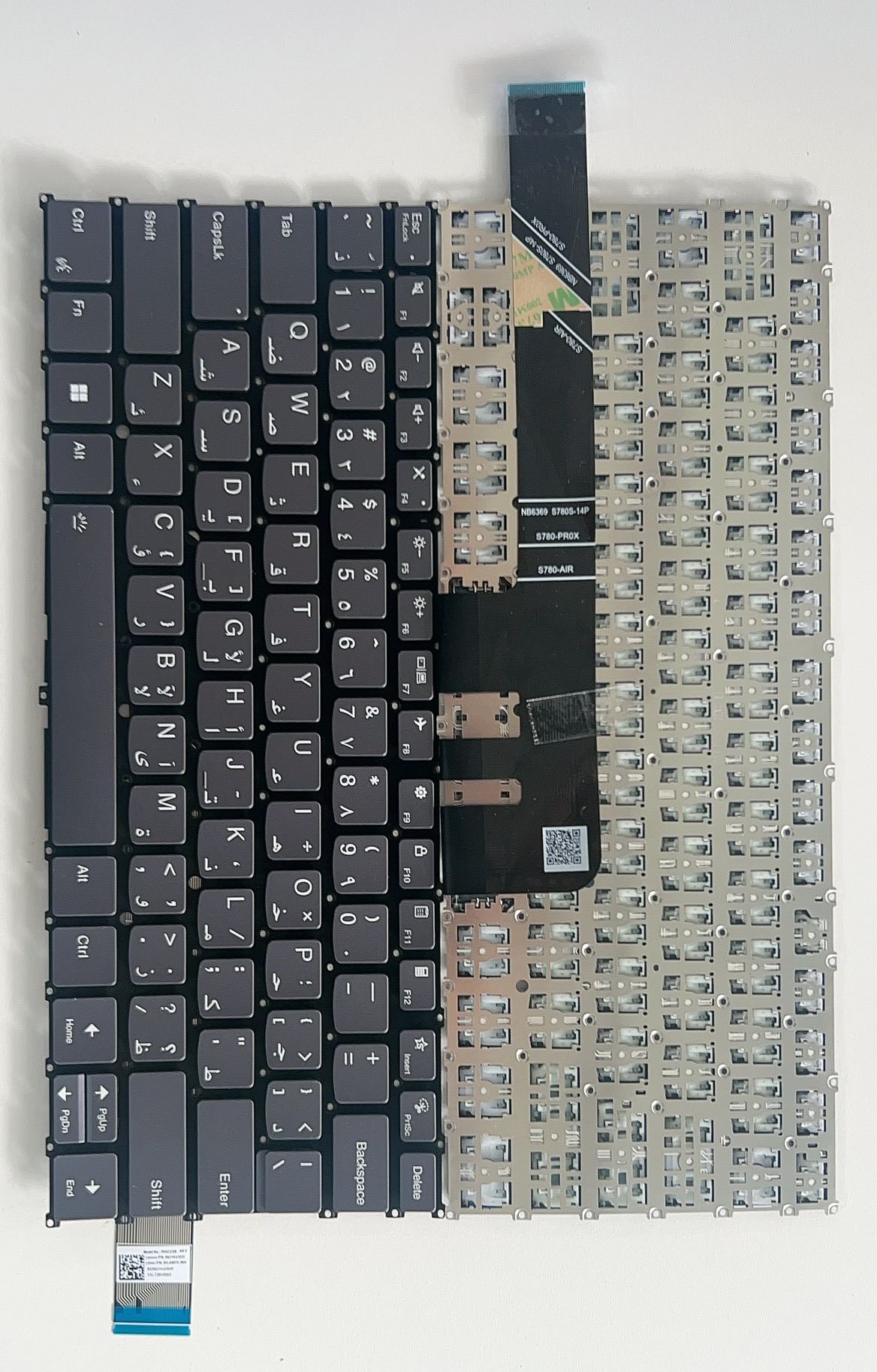 Picture of New Replacement Laptop Keyboard For LENOVO YOGA PRO 7 14ARP8 call button/14AHP9/14IRP8 translucent Grey AR Layout